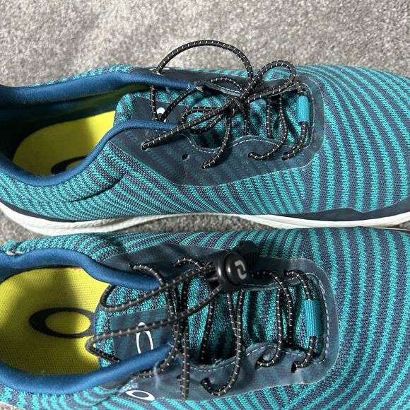 Oakley EV Zero Pattern Men’s Size 12 Lake Blue Athletic Running Shoes Used - Picture 12 of 13